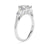 Platinum, Oval Cut, Laboratory Grown Diamond Engagement Ring - 2.00ct