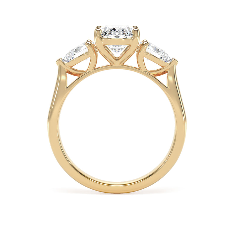 18ct Yellow Gold, Oval Cut, Laboratory Grown Diamond Engagement Ring - 1.30ct