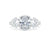 Platinum, Oval Cut, Laboratory Grown Diamond Engagement Ring - 1.60ct