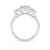 Platinum, Oval Cut, Laboratory Grown Diamond Engagement Ring - 1.60ct