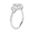 Platinum, Oval Cut, Laboratory Grown Diamond Engagement Ring - 1.60ct