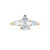 18ct Yellow Gold, Pear Cut, Laboratory Grown Diamond Engagement Ring - 2.00ct