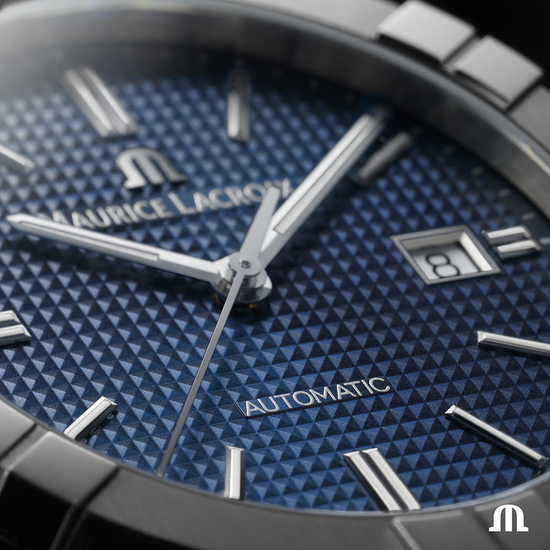 Aikon Automatic Blue Dial, 42mm - Stainless Steel Bracelet - AI6008-SS002-430-1