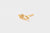 Mika Stud Earrings - Gold - JNM-200-039