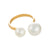 Modern Pearl Ring - Gold - SPRIGB81