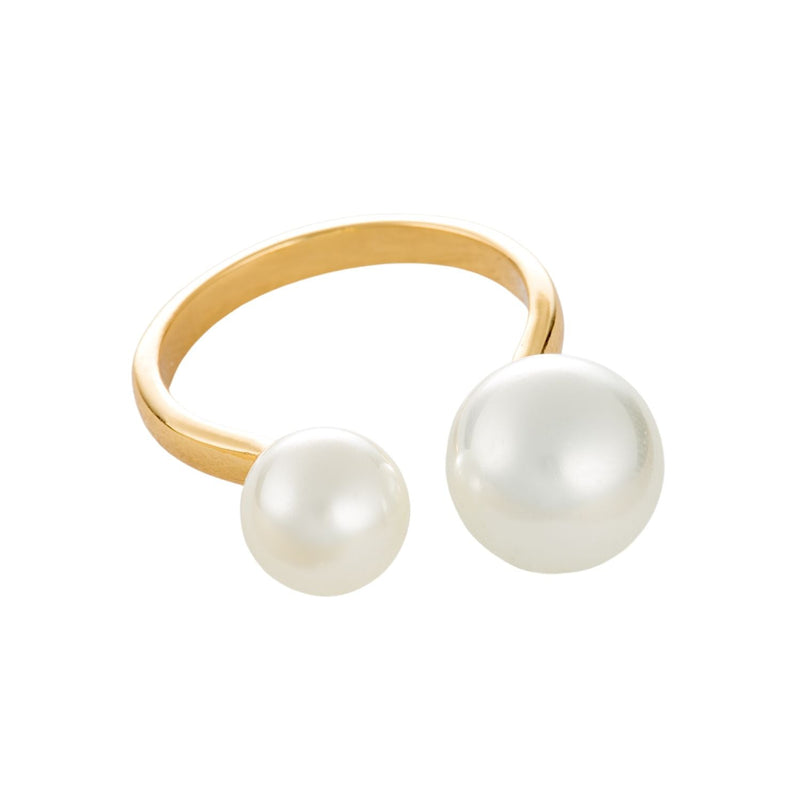 Modern Pearl Ring - Gold - SPRIGB81
