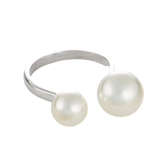 Modern Pearl Ring - Silver - SPRISB81