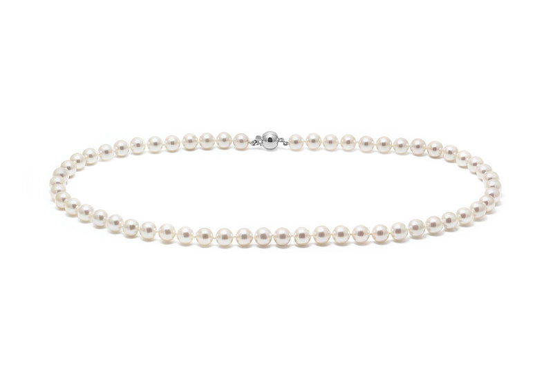 Akoya Pearl Necklace - White Gold - NCP6-TAK5/2