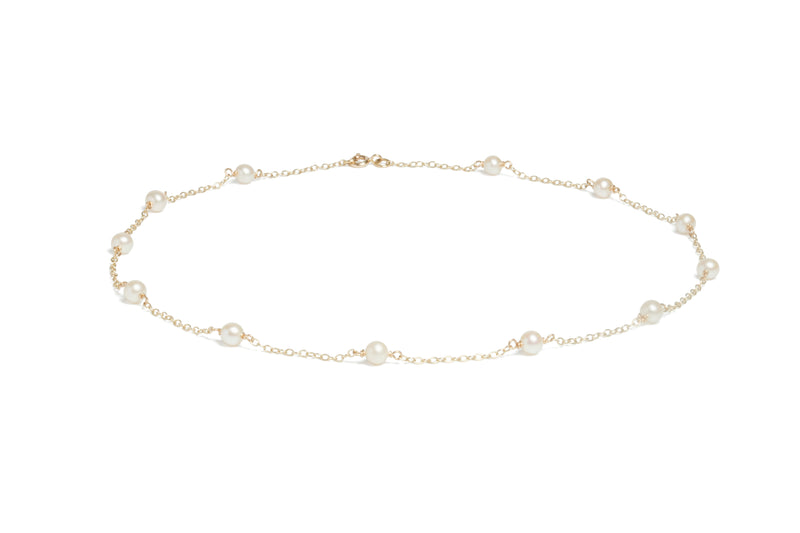 Freshwater Pearl Pendant, 5-5.5mm - 9ct Yellow Gold - NJR2065YGW