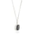 Medium Hypersthene Cushion Pendant Necklace - Silver - NK10531-SHYM