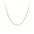 Circle Charm & Pearl Necklace - Gold - NK10648-GPL