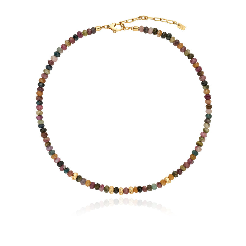 Tourmaline Beaded Necklace - NK10655-GTOUR