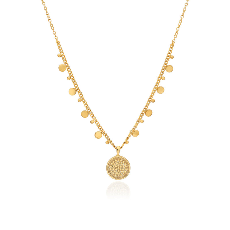 Rooh Charm Necklace - Gold - 0504C-GLD