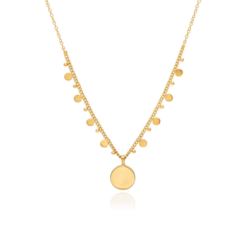 Rooh Charm Necklace - Gold - 0504C-GLD