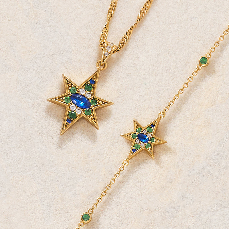 Nova North Star Necklace - Gold - AS22SGN01