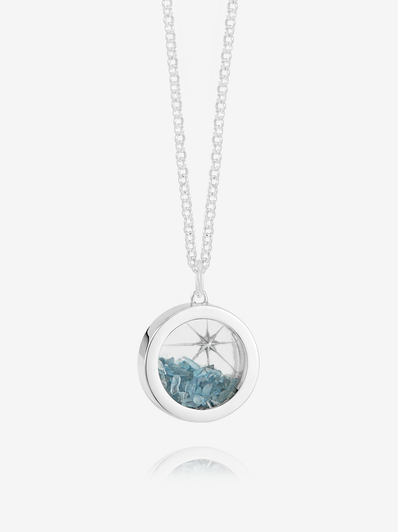 North Star Amulet Necklace - Silver - AMNS20SBT