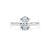 Platinum Oval Cut Laboratory Grown Diamond Engagement Ring - 1.07ct