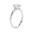 Platinum Oval Cut Laboratory Grown Diamond Engagement Ring - 1.07ct