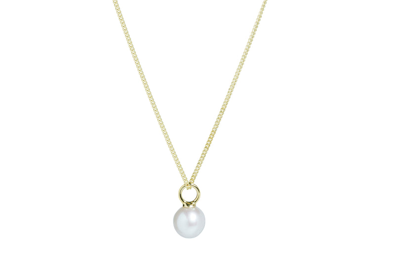 Freshwater Pearl Pendant Necklace, 6-6.5mm - Gold - PD11YGR6W