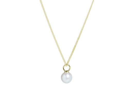 Freshwater Pearl Pendant Necklace, 6-6.5mm - Gold - PD11YGR6W