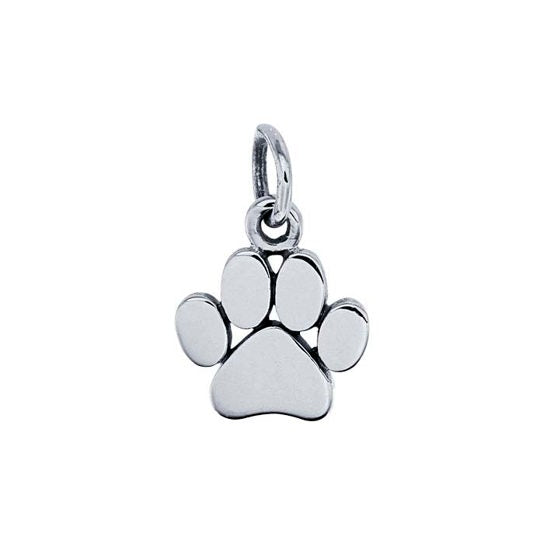 Paw Print Charm - Silver - PJ-9252069