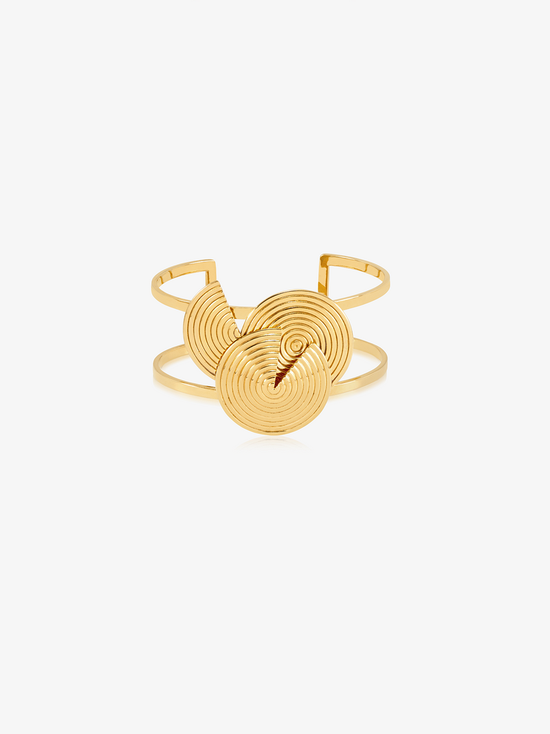 Evolve Statement Bangle - Gold - PMB07GP