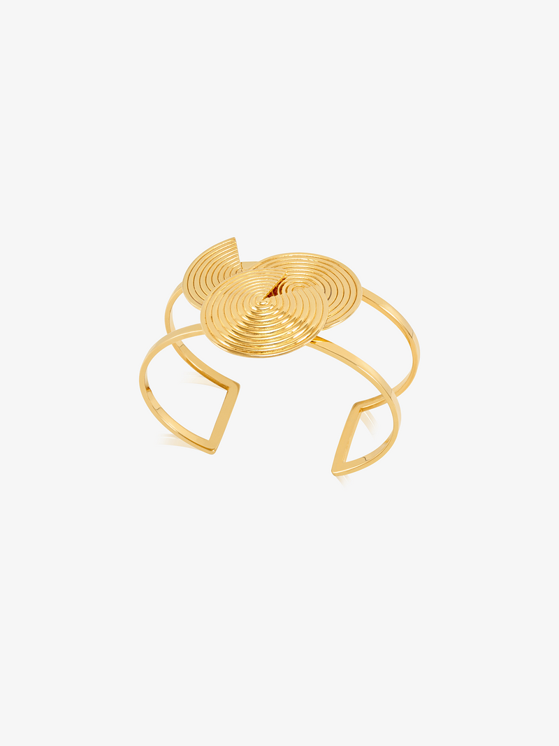 Evolve Statement Bangle - Gold - PMB07GP
