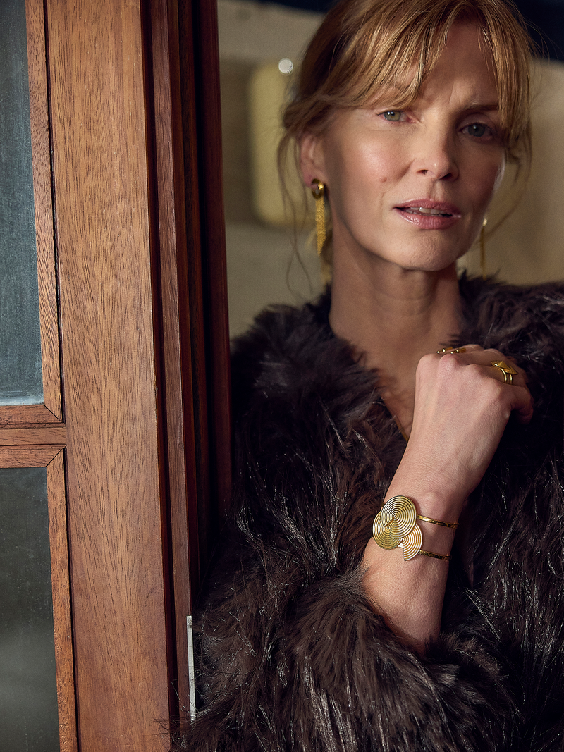 Evolve Statement Bangle - Gold - PMB07GP