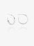 Medium Evolve Hoop Earrings - Silver - PME02S