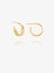 Small Evolve Hoop Earrings - Gold - PME03GP