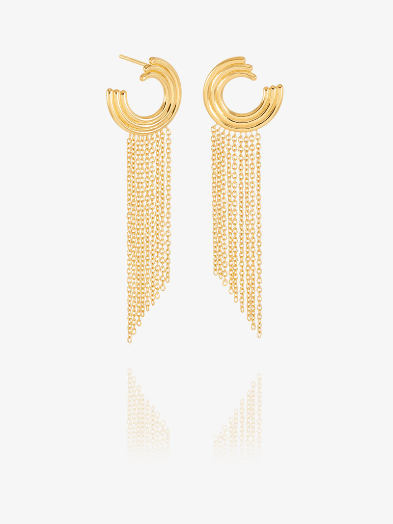 Evolve Chandelier Drop Earrings - Gold - PME14GP