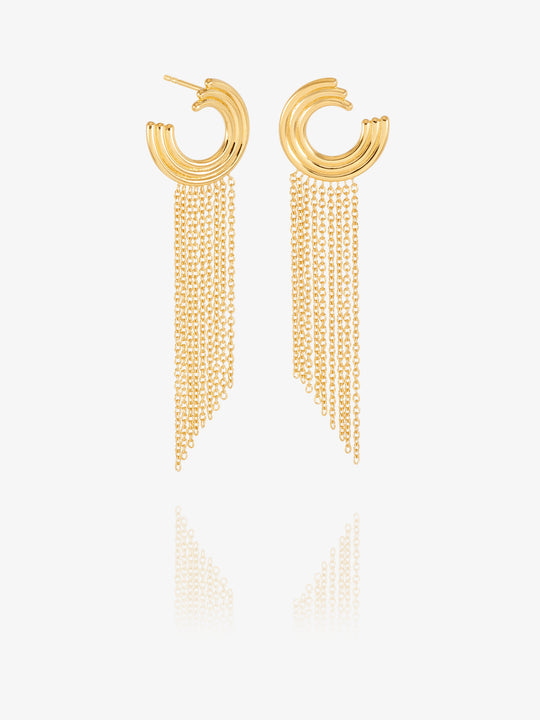 Evolve Chandelier Drop Earrings - Gold - PME14GP