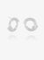 Front Facing Evolve Stud Earrings - Silver - PME15S