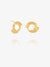 Evolve Stud Earrings - Gold - PME27GP