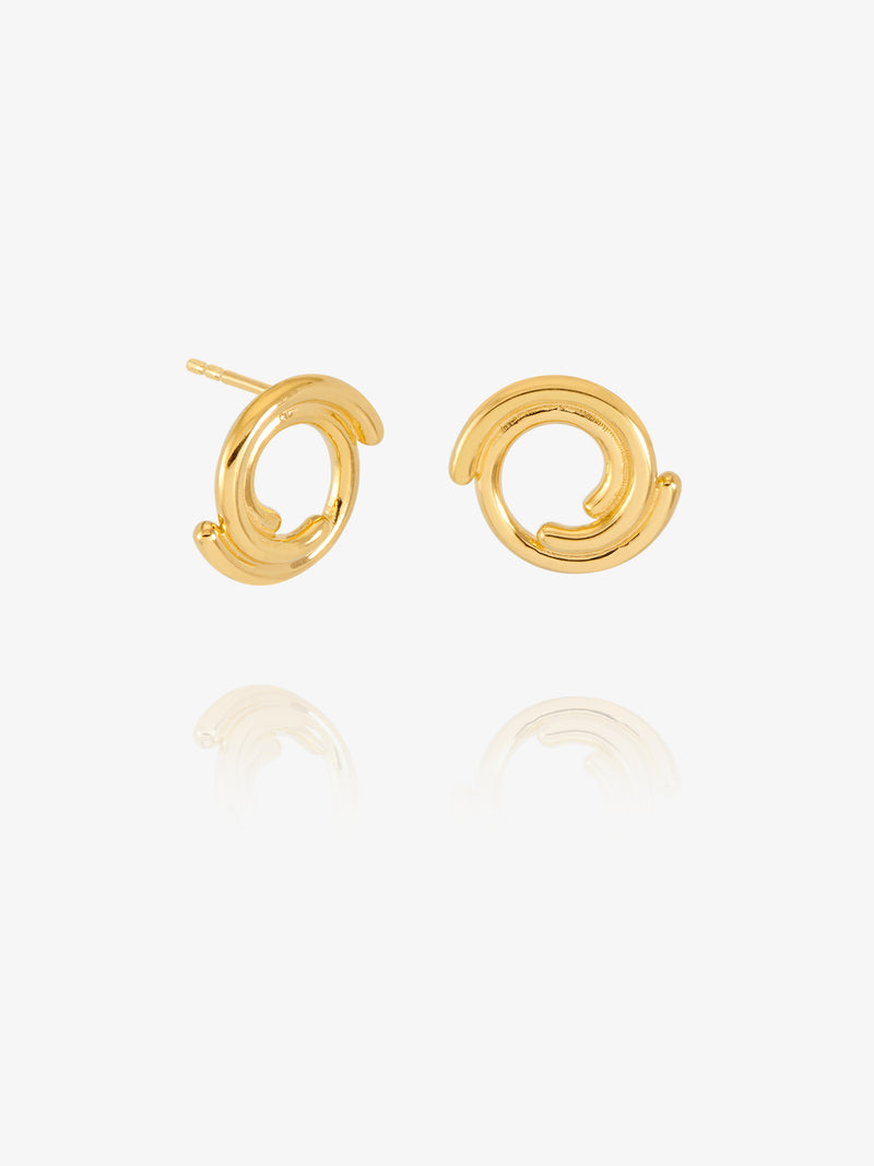 Evolve Stud Earrings - Gold - PME27GP