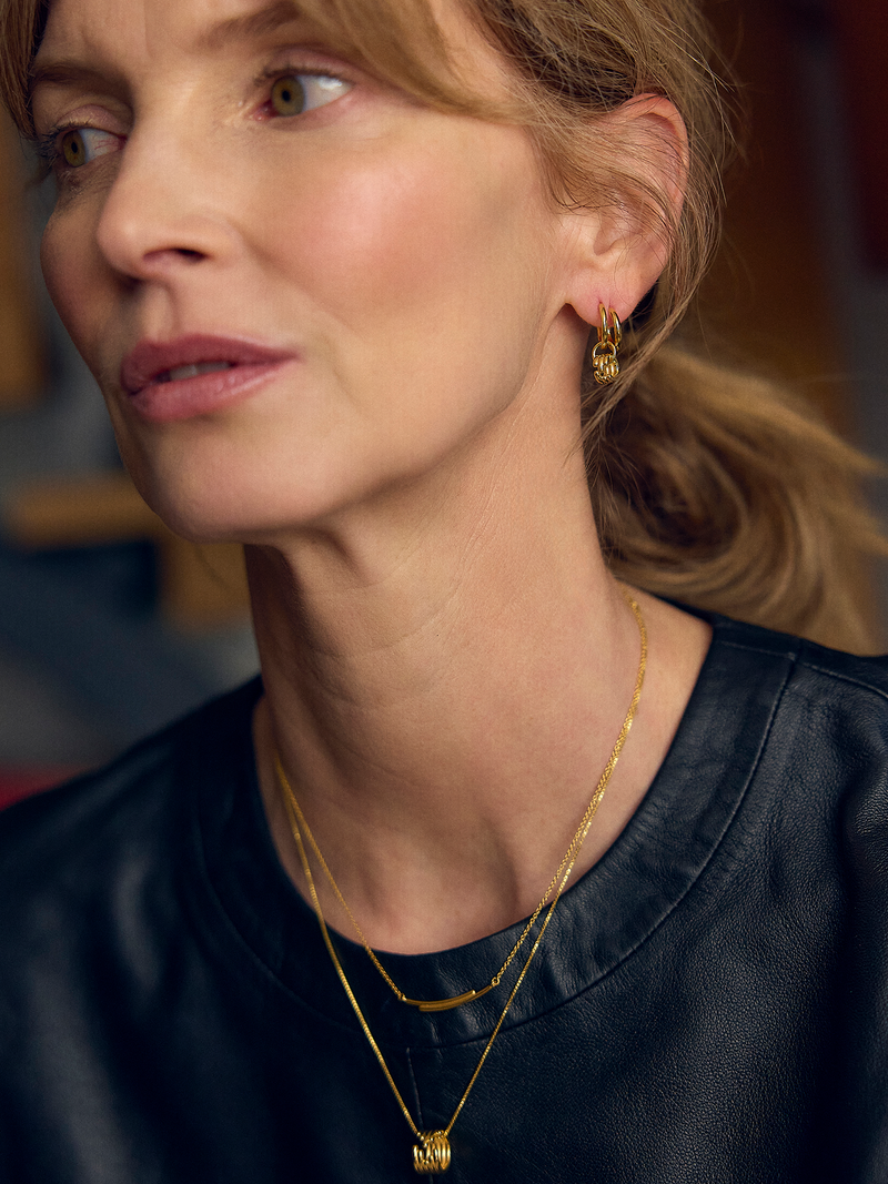 Lifestream Ring Necklace - Silver - PMN12S