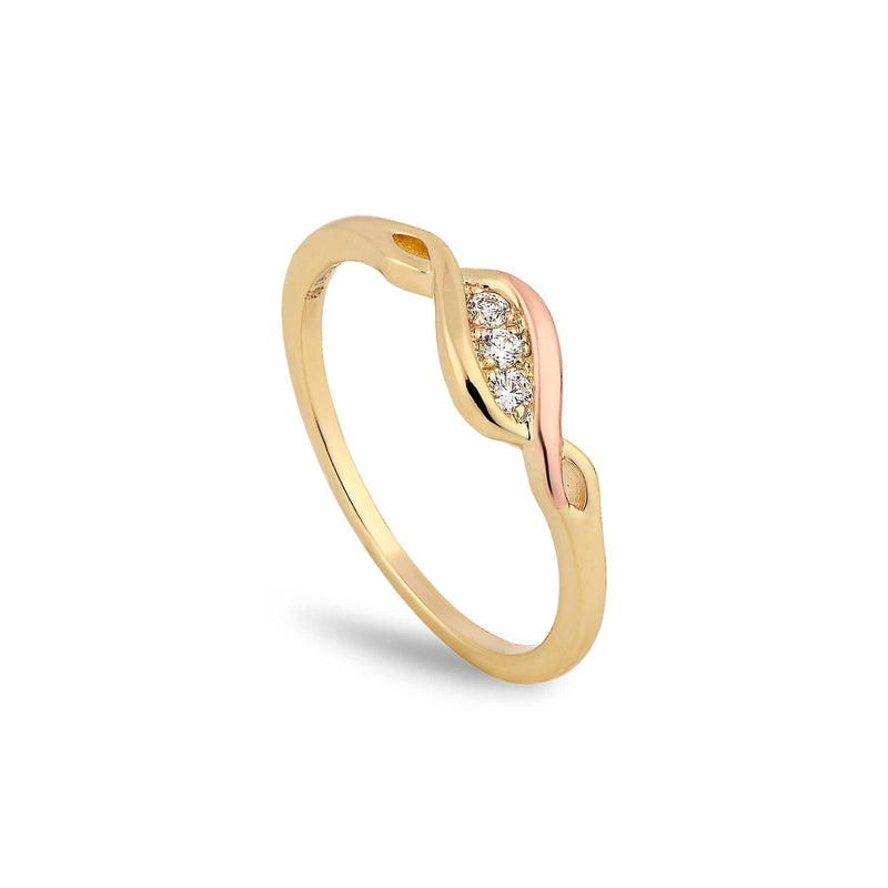 Past Present Future Diamond Ring - 9ct Gold - PPFR
