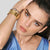 Pretty Bangle with Green Oval Stones, Medium - Gold - 029517/046