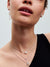 Treated Freshwater Cultured Pearl & Pavé Collier Necklace - Sterling Silver - 393165C01-45