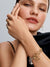 Pyramid Studded Ring - 14ct Gold Plated - 162800C01