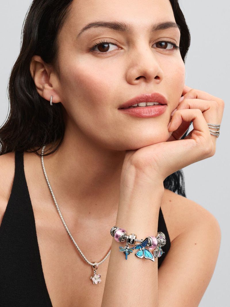 Dragonfly Double Dangle Charm - Sterling Silver - 793745C01