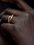 Two-tone Entwined Bands Ring - Sterling Silver & 14ct Gold Plated - 163262C00