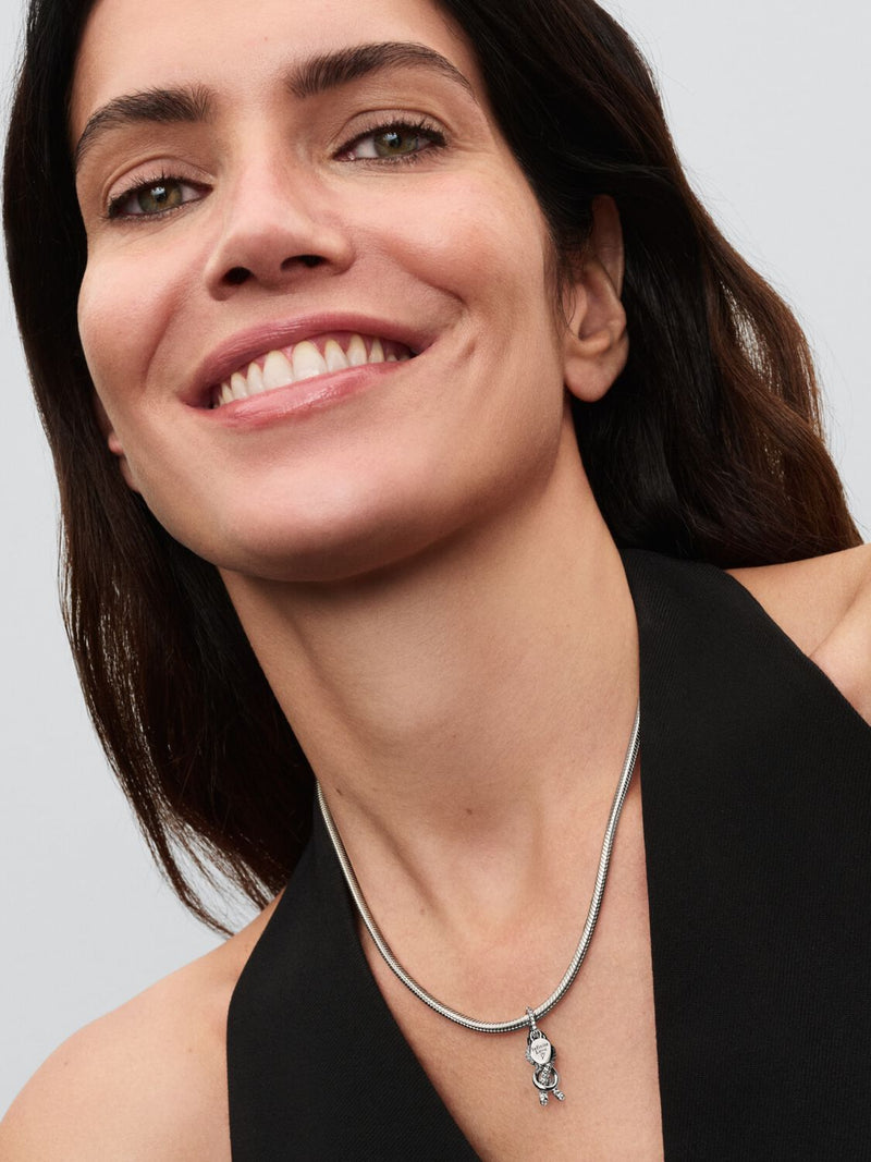 Pavé Infinity Knot Dangle Charm - Sterling Silver - 793780C01