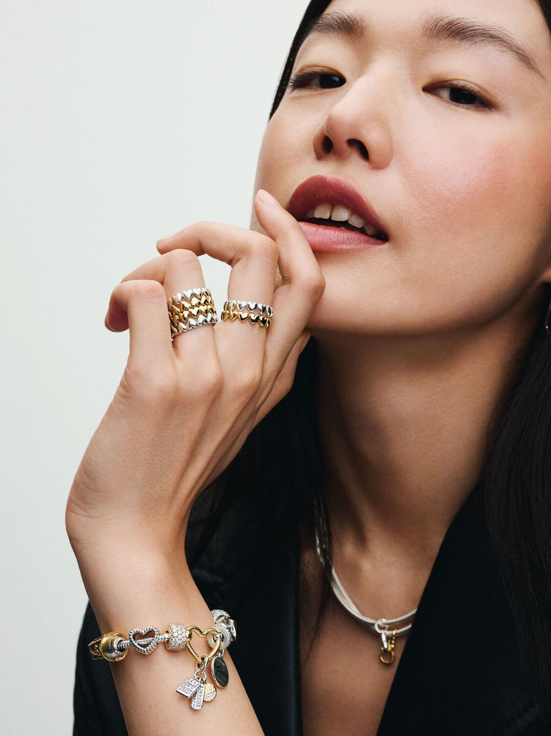 Friends Are Family Dangle Charm - Sterling Silver - 798124EN16