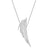 Quill Drop Necklace - Silver - QU044.SSNANOS