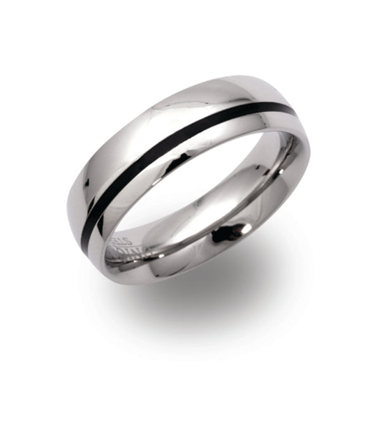 Steel Ring - Black - R9114-58