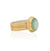 Green Quartz Cocktail Ring - Gold - RG10176-GGQZ