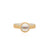 Medium Pearl Stacking Ring - Gold - RG10494-GPL