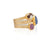 Multi-Stone Faux Stack Ring - Gold - RG10503-GDPWB