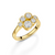 Diamond Bubble Pop Ring, 0.89ct - 18ct Yellow Gold